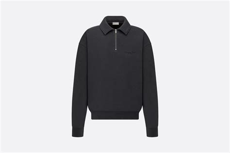 dior half zip sweatshirt|Christian Dior Couture Half.